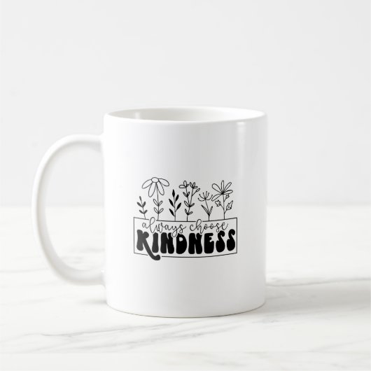 優しさと花コーヒーマグ コーヒーマグカップ (左)