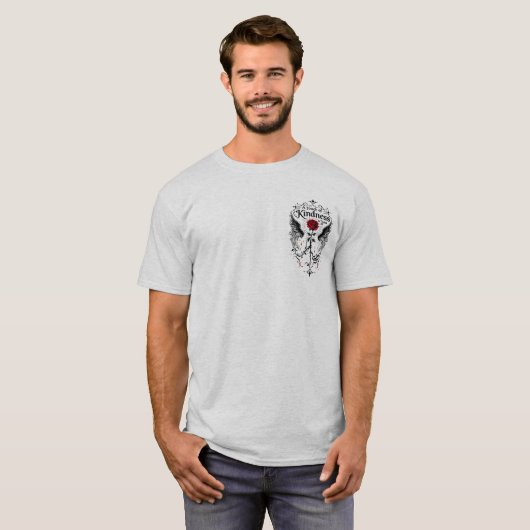 優しさのささやき、罪のねじれ Tシャツ (正面フル)