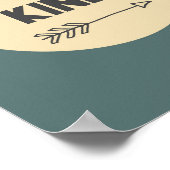 優しさのインスピレーションアート - 乳児室アート ポスター (角)