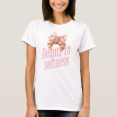 優しさのクロワッサン リボン Tシャツ (正面)