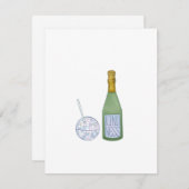 優しさの杯で新年を祝うカード シーズンカード (正面/裏面)