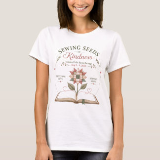 優しさの種をまく - ヴィンテージ風Tシャツ Tシャツ