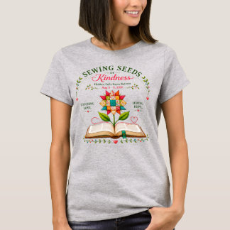 優しさの種をまくTシャツ - 鮮やか Tシャツ