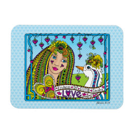 優しさの贈り物 フレキシブルマグネット 6"x4" マグネット
