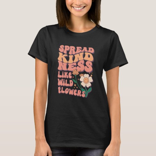 優しさの野の花 Tシャツ (正面)