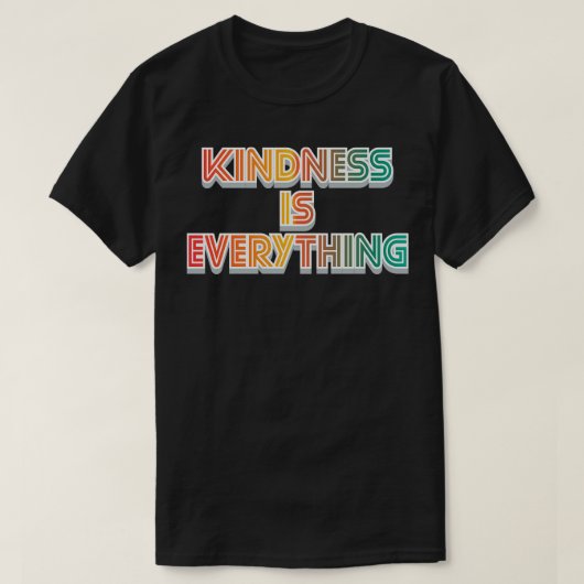 優しさはストップいじめだ Tシャツ (デザイン正面)