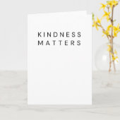 優しさは何でも優しさ カード (黄色い花)