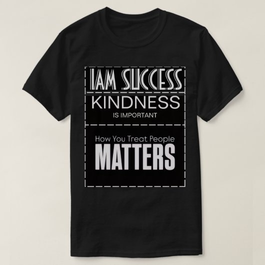優しさは大切 Tシャツ (デザイン正面)