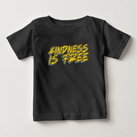優しさは無料 ベビーTシャツ (正面)