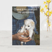 「優しさほど強くない」グリーティングカード カード (黄色い花)