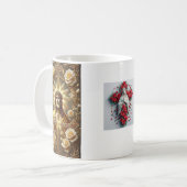 🌿✨優しさを広め、愛を捧げる コーヒーマグカップ (正面左)