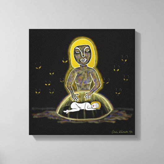 優しさを愛する精神 キャンバスプリント (正面)