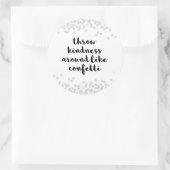 優しさを投げるのまわりに引用文 ラウンドシール (バッグ)