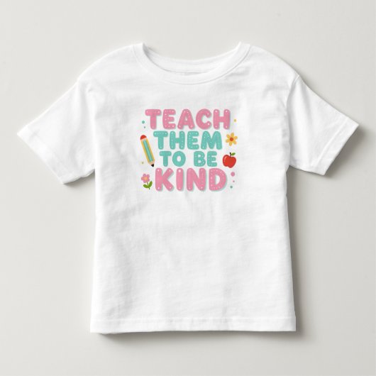 優しさを教えて トドラーTシャツ (正面)