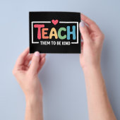 優しさを教える先生　新学期 チラシ (手)