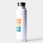 優しさを選択 – 感動的タイポグラフィ ウォーターボトル (左面)