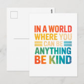 優しさを選択 – 感動的 ポストカード (正面/裏面)