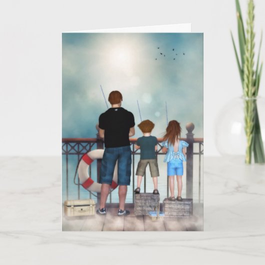 優しさグリーティングカードの海(文字) カード (正面)