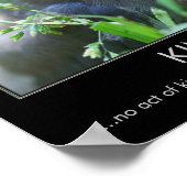 優しさベビーバードバ感動的ー引用文 ポスター (角)