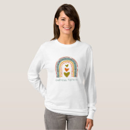 優しさ事項虹のかわいいおもしろいインスピレーション Tシャツ