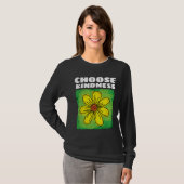 優しさ+を選ぼう+花+Tシャツ Tシャツ (正面フル)