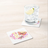 優しさ スクエアペーパーコースター (インサイチュ)