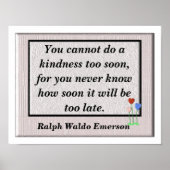 優しさ ポスター (正面)