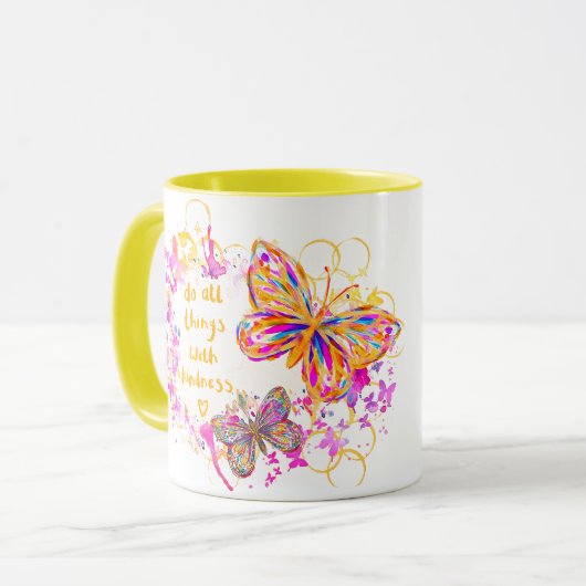 優しさ マグカップ (正面左)