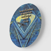 優しさ ラージ壁時計 (傾斜)