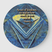 優しさ ラージ壁時計 (正面)