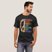 優しさ 平和 平等 愛 包括 希望 多様性 Tシャツ (正面フル)