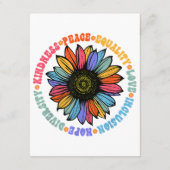 優しさ 平和  equality  愛 希望 多様性 人間 エンクロージャーカード (裏面)