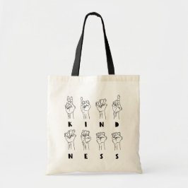 優しさ、米国手話 ASL - GraphicLove トートバッグ