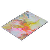 優しさ – 精神の果実 – アクリルを注ぐアート ノートブック (左側)