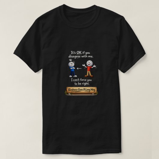 優しさ (1b) tシャツ (デザイン正面)
