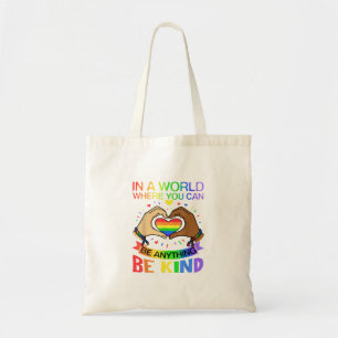 優しさ LGBT プライド レインボー 平等 啓発 Tシャツ トートバッグ