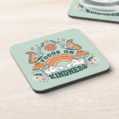 優しさGroovyグラフィックに集中 コースター (左側)