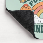 優しさGroovyグラフィックに集中 マウスパッド (コーナー)