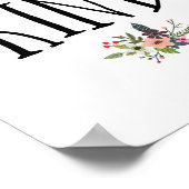 優しミニマルいモダン子供部屋 ポスター (角)