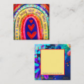 優し感じいこと~インスピリシビリティーの親切カード スクエア名刺 (正面/裏面)