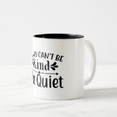 優もししく静かにはなれぬ ツートーンマグカップ (正面右)