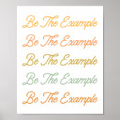 優やる気を起こさせる情引用文レトロレタリング ポスター (正面)