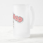 優れたすりガラスのビアマグ フロストグラスビールジョッキ (正面右)