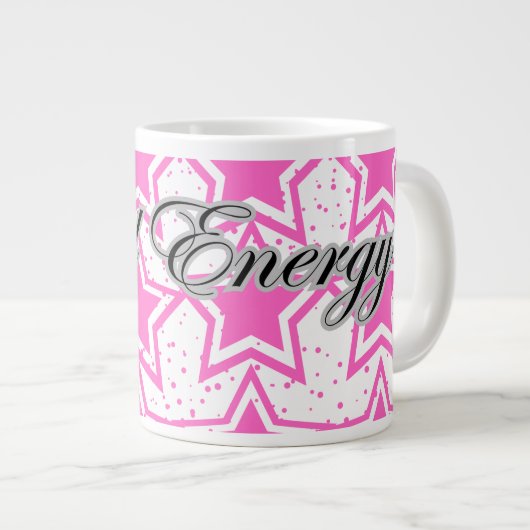 優れたエネルギー ジャンボコーヒーマグカップ (正面右)