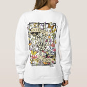 優れたエネル前向きギー感動的 スウェットシャツ (裏面)