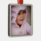 優れたオーナメントのあなたのベビー メタルオーナメント (右)