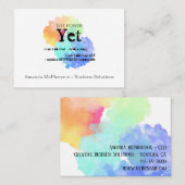 優れたカラフルクラウド 名刺 (正面/裏面)