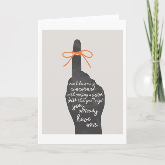 優れたキッド5"x7"カードを持ち上げる カード (正面)