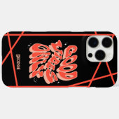 優れたクール雰囲気のみカスタマイズ可能 Case-Mate iPhoneケース (裏面 (横))