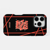 優れたクール雰囲気のみカスタマイズ可能 iPhoneケース (裏面横)